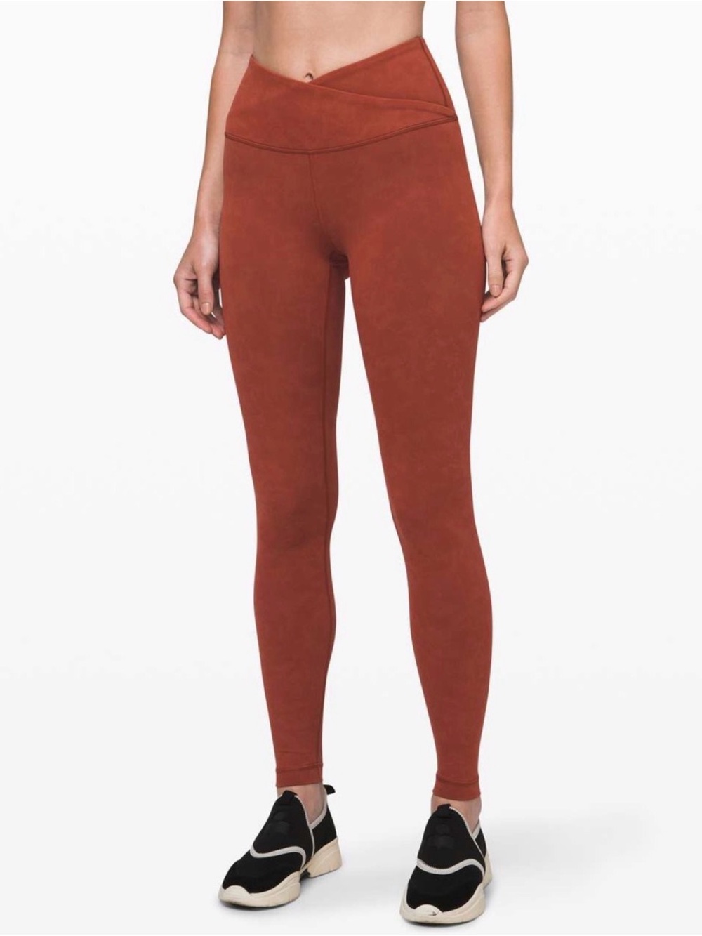 Lululemon Women's Always On High-Rise Tight 28" Sky Wash Print Rustic Clay Sz 6